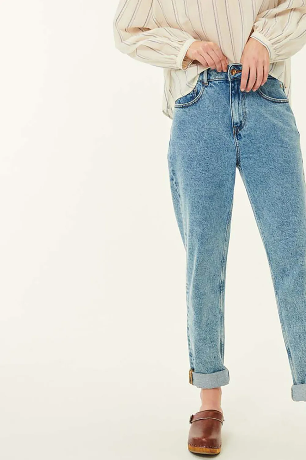 Des Petits Hauts Blouse Eustache Rayure Nimbu RAYURENIMBU Clearance
