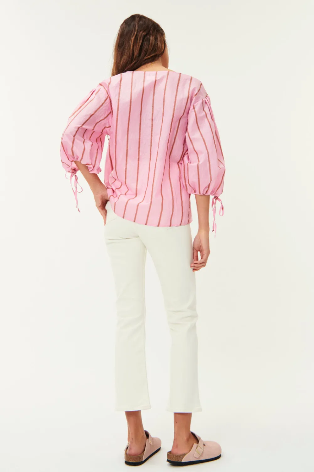Des Petits Hauts Blouse Sancho Rayure Sienna RAYURESIENNA Store