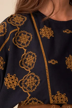Des Petits Hauts blouse scarlie MARINE Sale