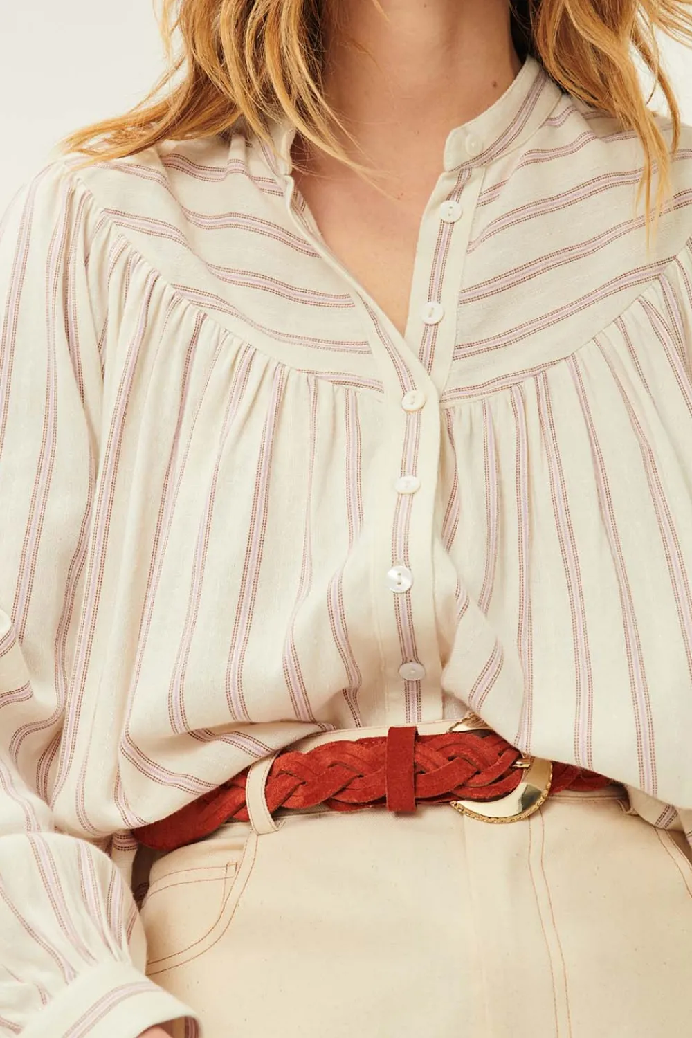 Des Petits Hauts Blouse Severin Rayure Rim RAYURERIM Cheap