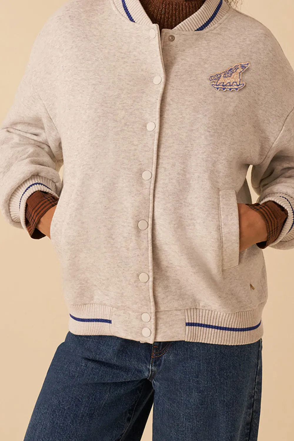 Des Petits Hauts bomber joker gris chine GRISCHINE Fashion