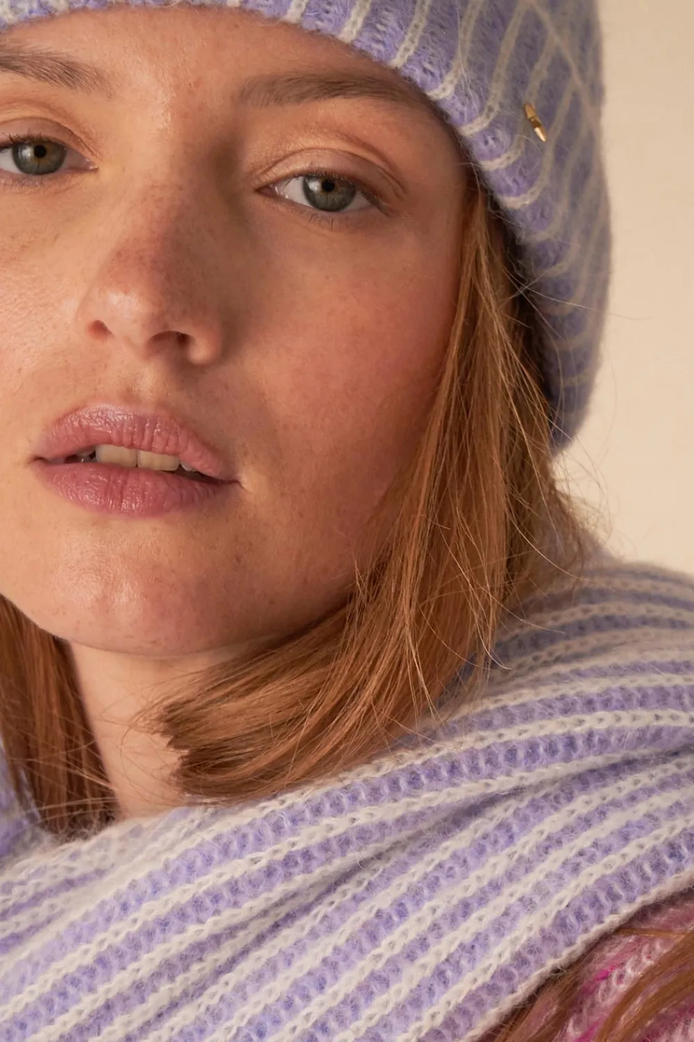 Des Petits Hauts bonnet charline ecru/glacon Online