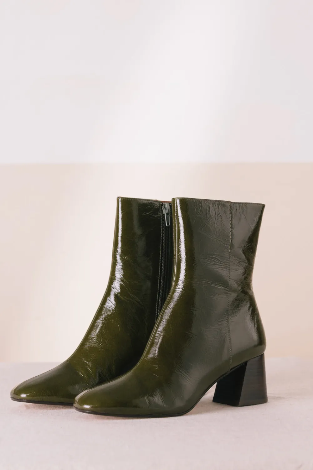 Des Petits Hauts bottines à talon leonille PICKLE Store