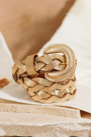 Des Petits Hauts Ceinture Mars DORE Discount