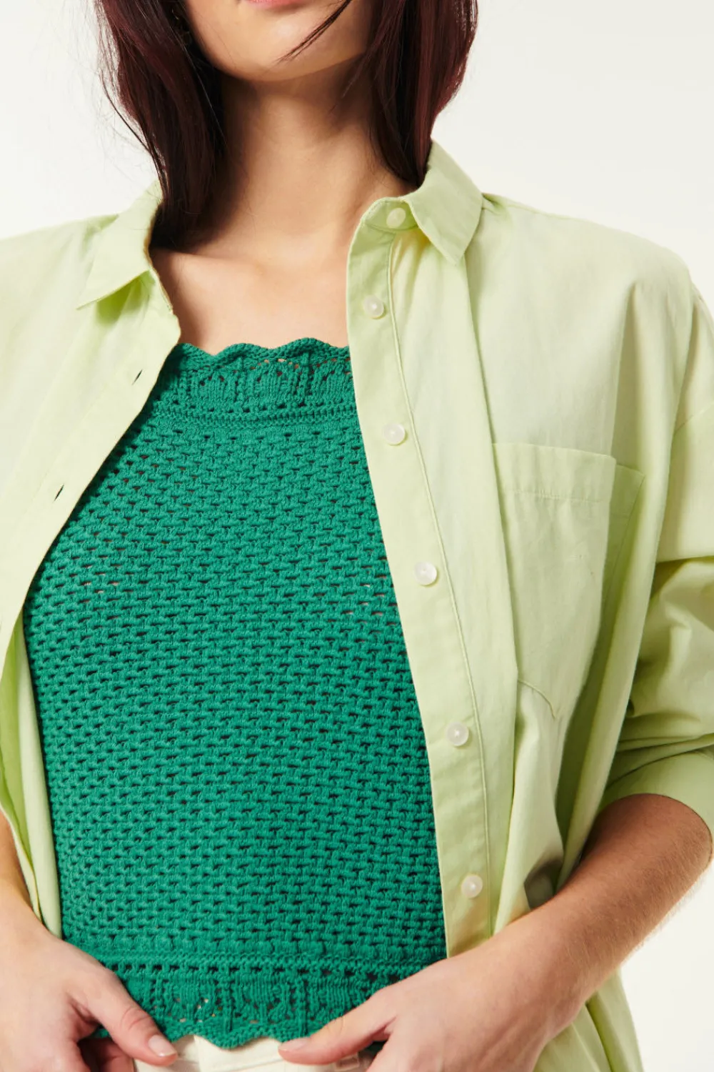 Des Petits Hauts Chemise Sesame ANIS Sale