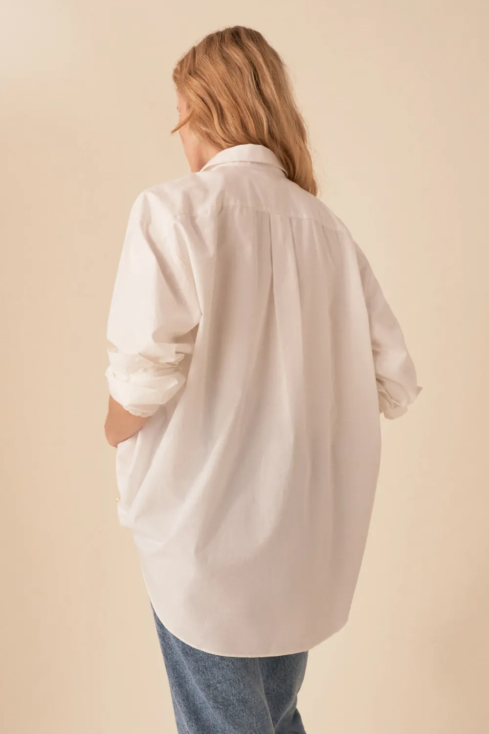 Des Petits Hauts chemise sesame BLANC Clearance
