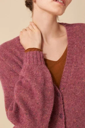 Des Petits Hauts gilet bella praline boutonne PRALINEBOUTONNE Sale
