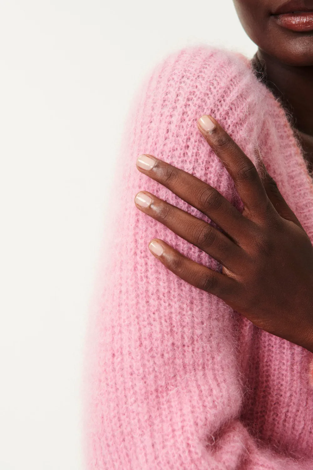 Des Petits Hauts Gilet Bulette Rose/Oasis Best