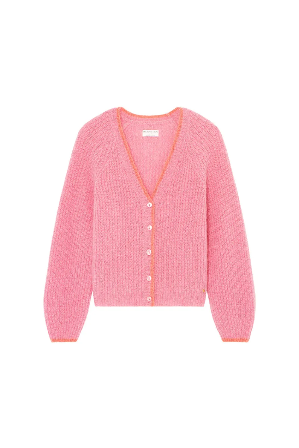 Des Petits Hauts Gilet Bulette Rose/Oasis Best