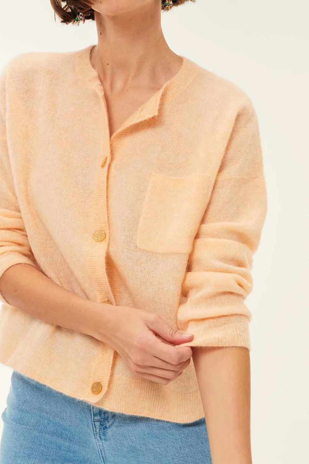 Des Petits Hauts Gilet Caliope MANGO Clearance