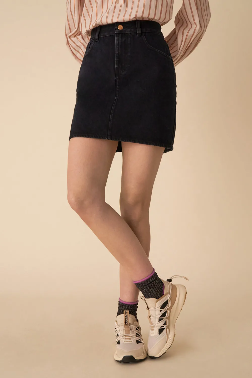 Des Petits Hauts jupe loubaba CHARCOAL Best