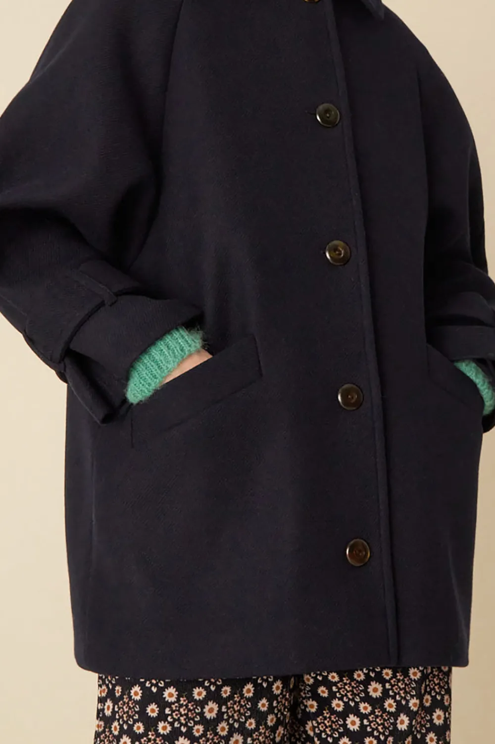 Des Petits Hauts manteau nevio MARINE Outlet