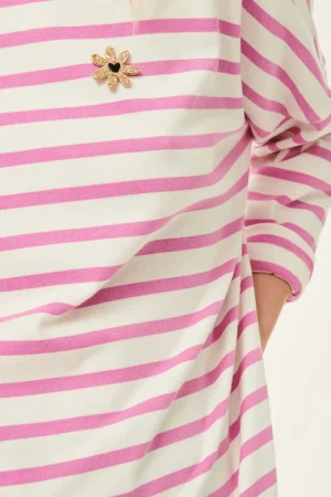 Des Petits Hauts Marinière Filly Ecru/Loukoum Flash Sale