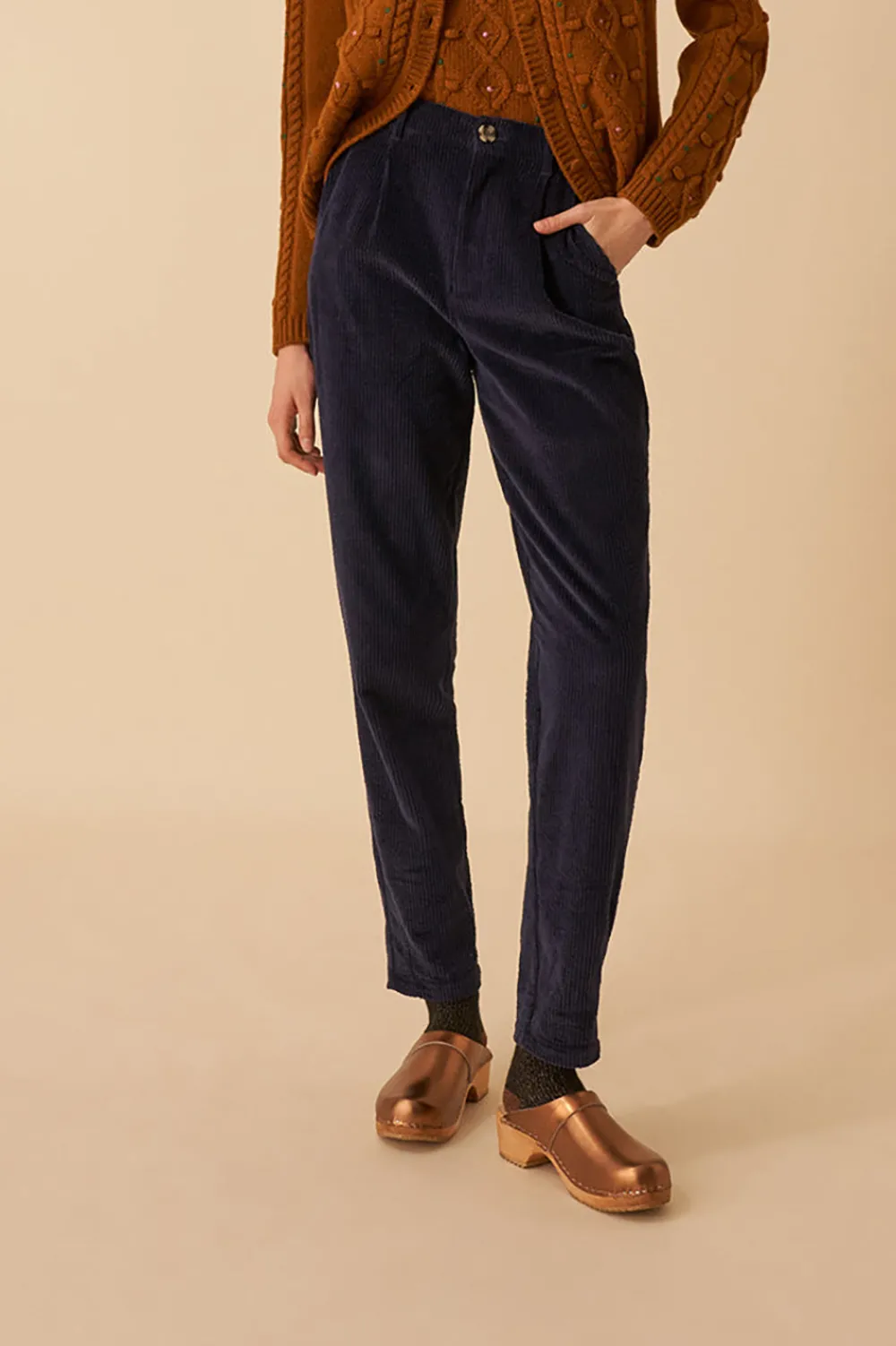 Des Petits Hauts pantalon timtim MARINE Best Sale
