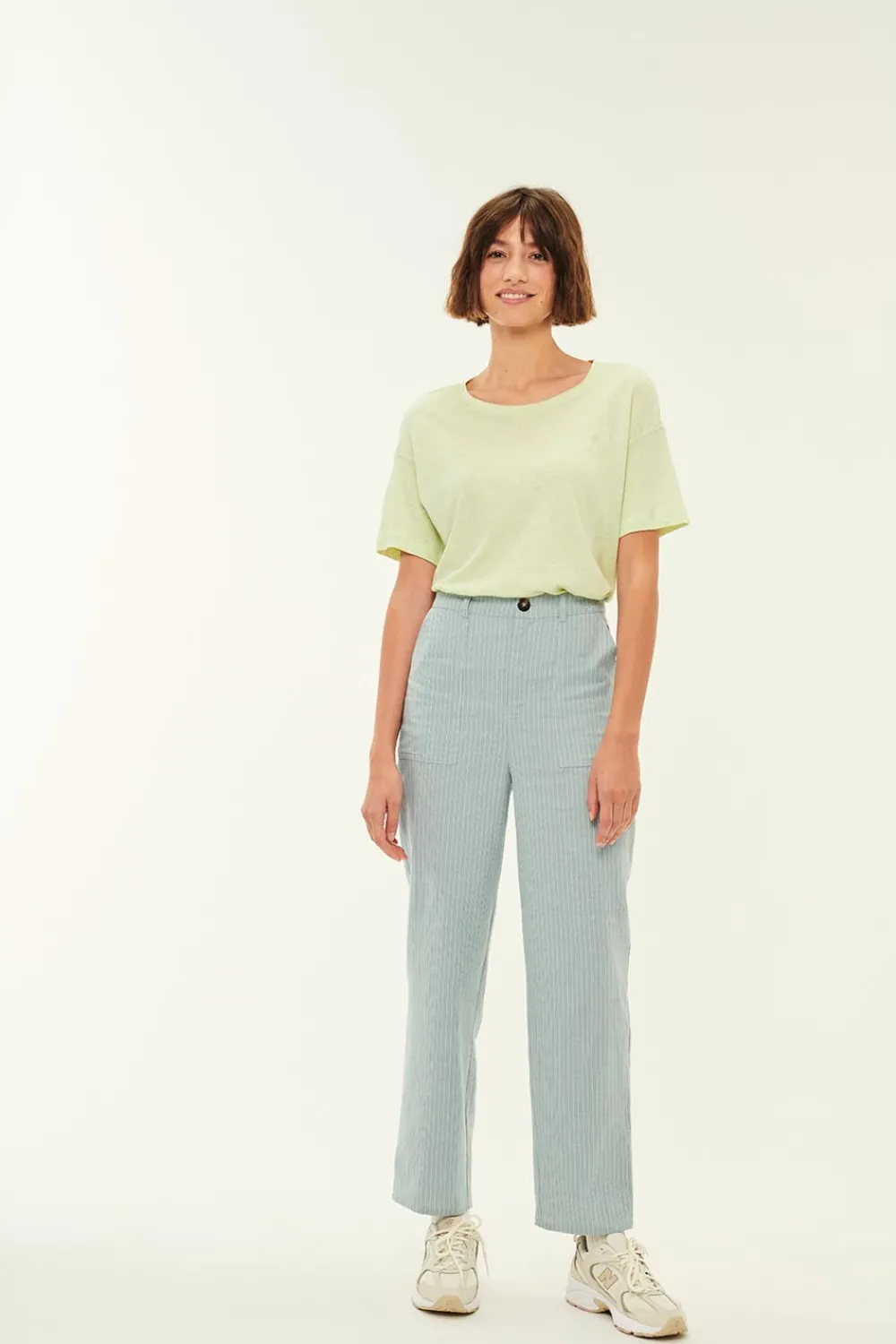 Des Petits Hauts Pantalon Tivar Rayure Marty RAYUREMARTY Flash Sale