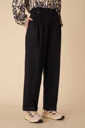 Des Petits Hauts pantalon volare MARINE Best