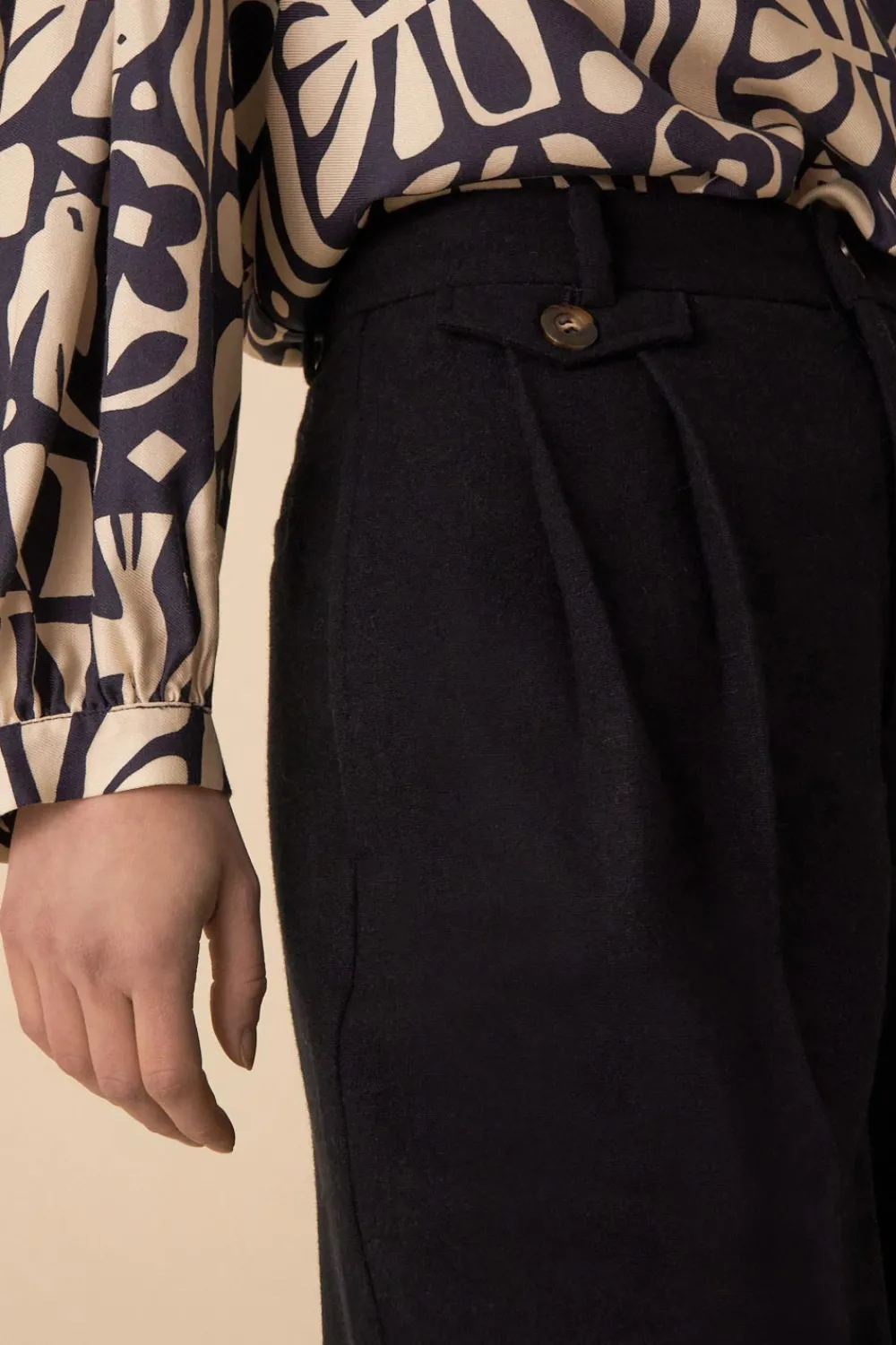 Des Petits Hauts pantalon volare MARINE Discount