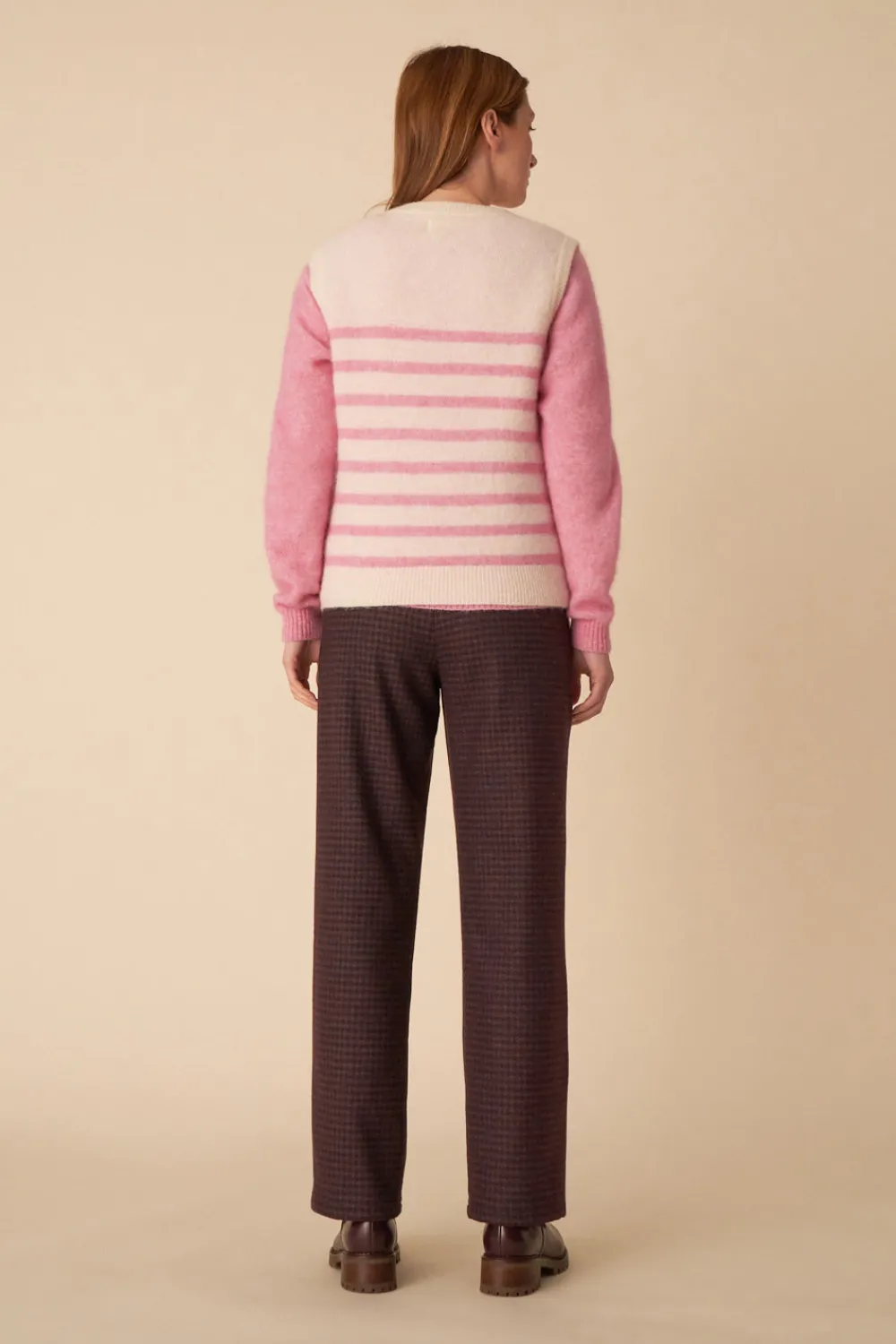 Des Petits Hauts pull alivie ecru/guimauve Best
