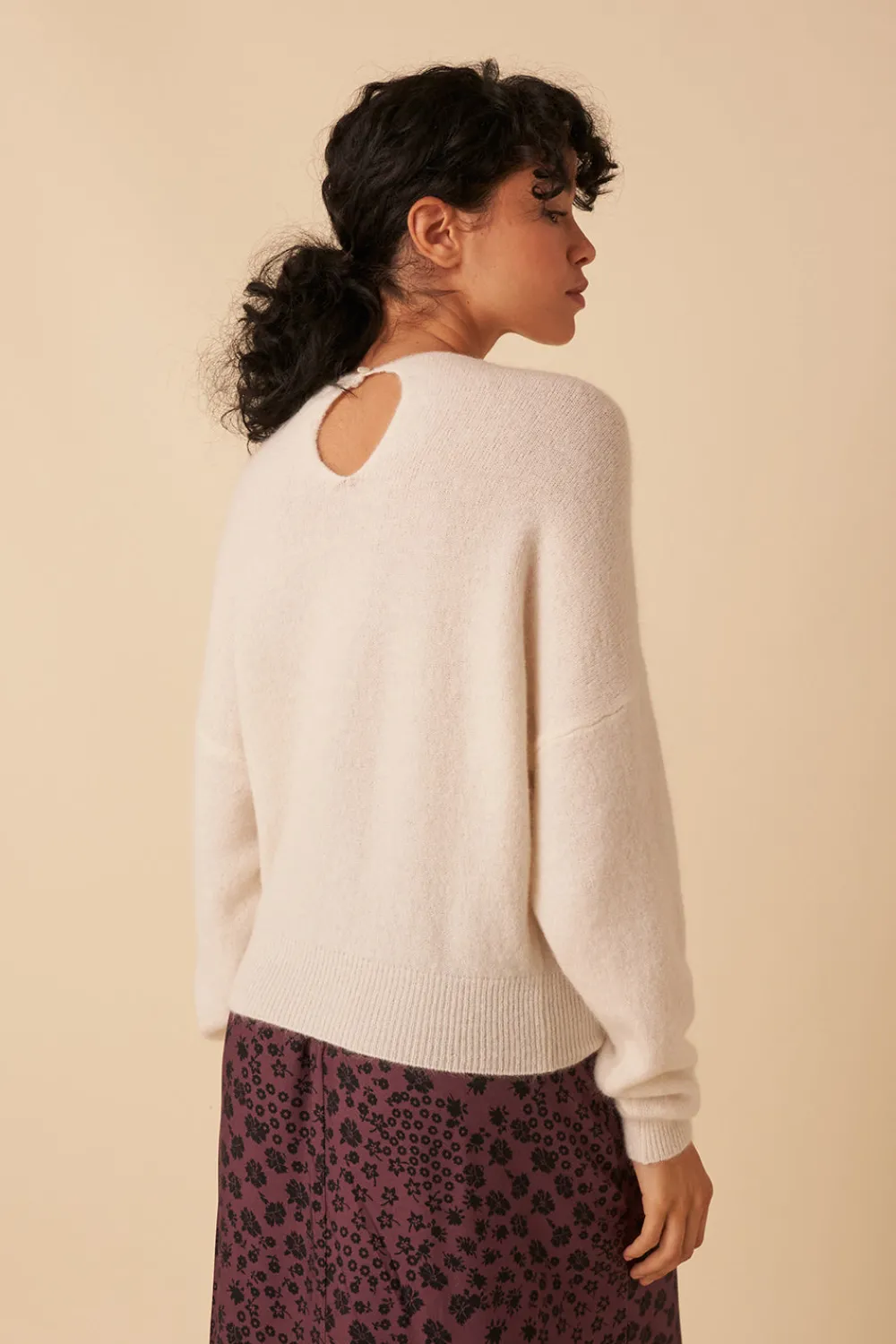 Des Petits Hauts pull aloise ECRU Discount