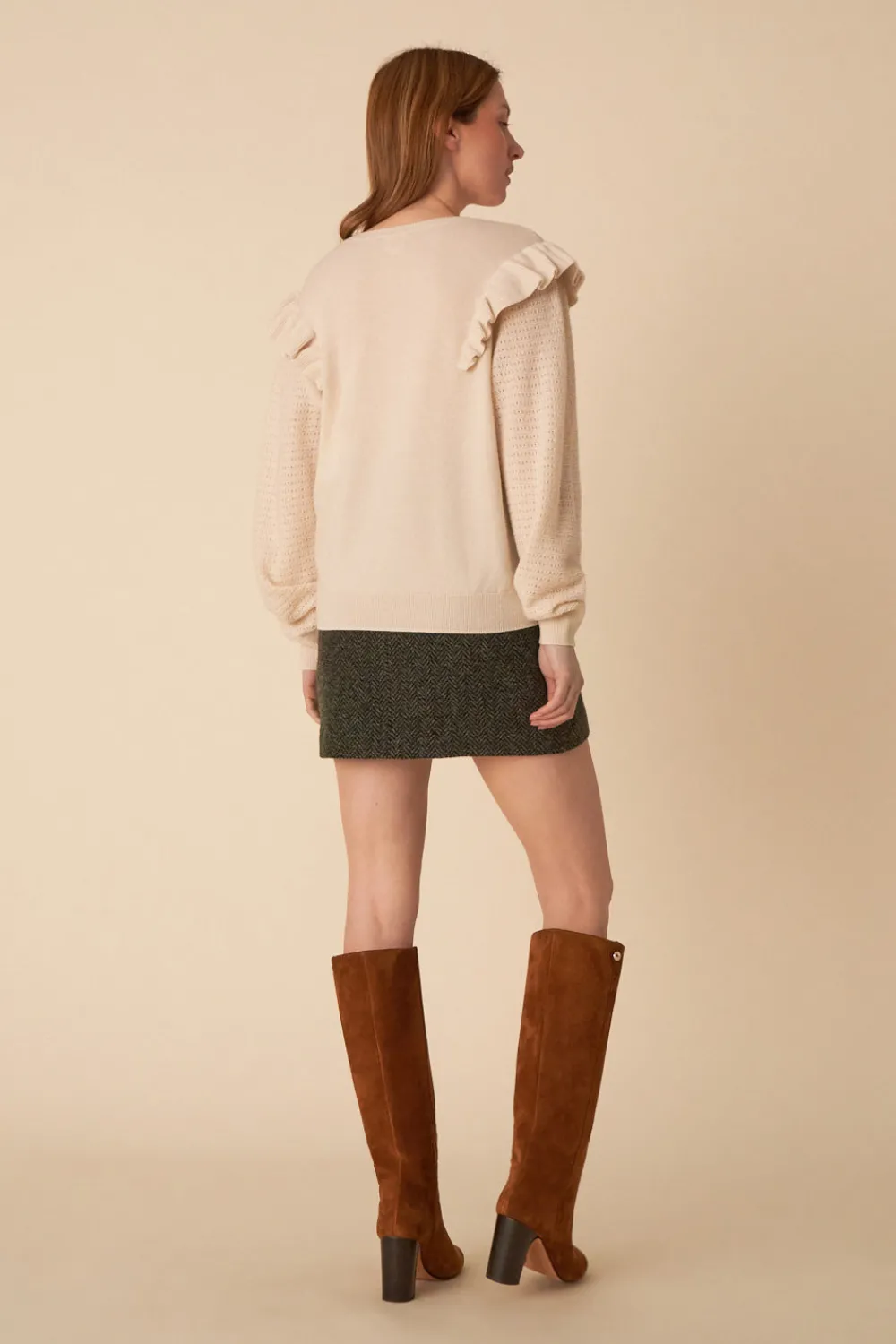 Des Petits Hauts pull ariane CREME Fashion