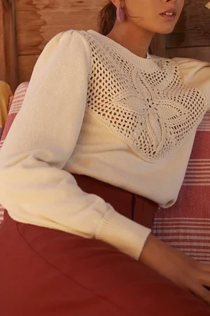 Des Petits Hauts Pull Azaria CREME Sale