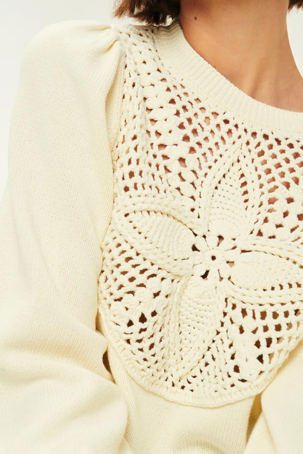 Des Petits Hauts Pull Azaria CREME Sale