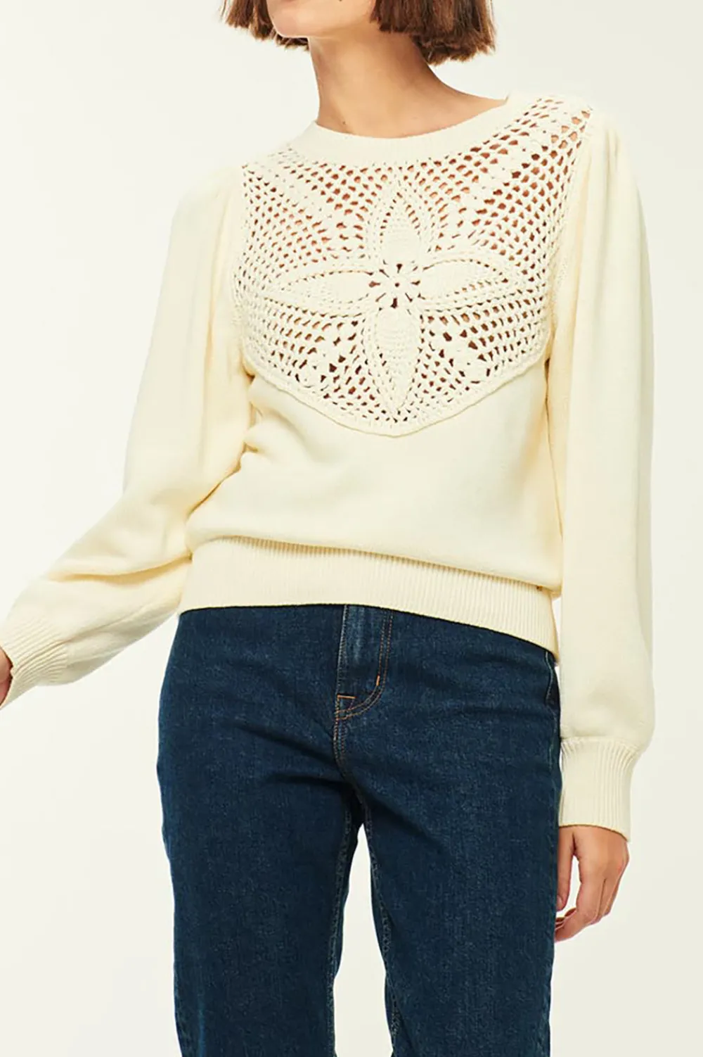 Des Petits Hauts Pull Azaria CREME Sale