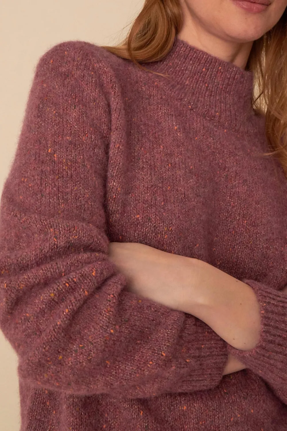 Des Petits Hauts pull betty praline boutonne PRALINEBOUTONNE Store