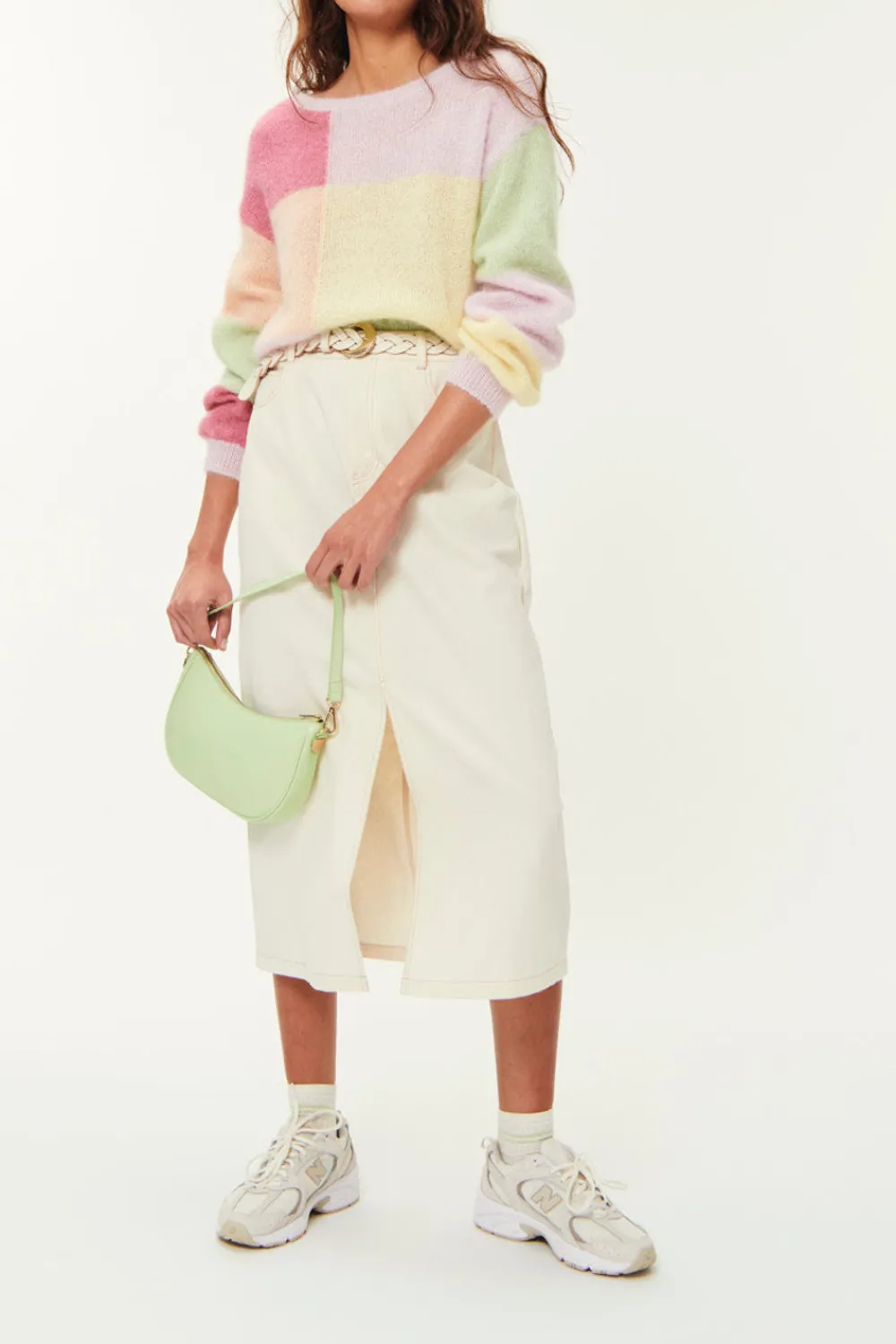 Des Petits Hauts Pull Bradley Mohair Multico MOHAIRMULTICO Best Sale