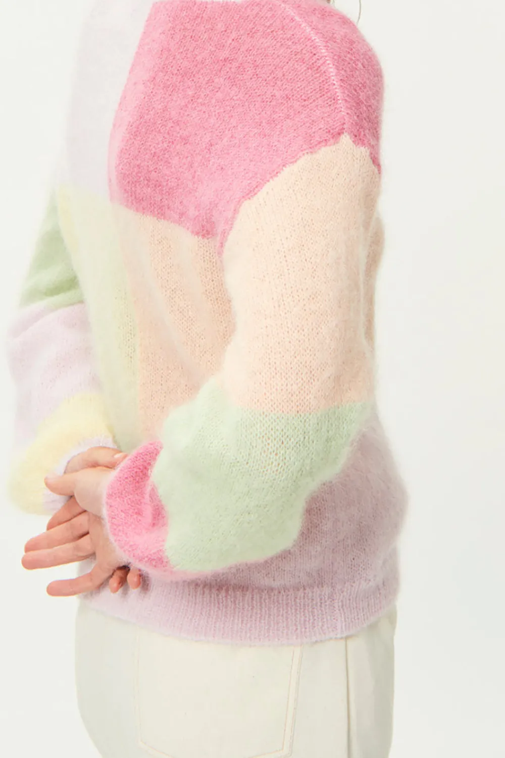 Des Petits Hauts Pull Bradley Mohair Multico MOHAIRMULTICO Best Sale
