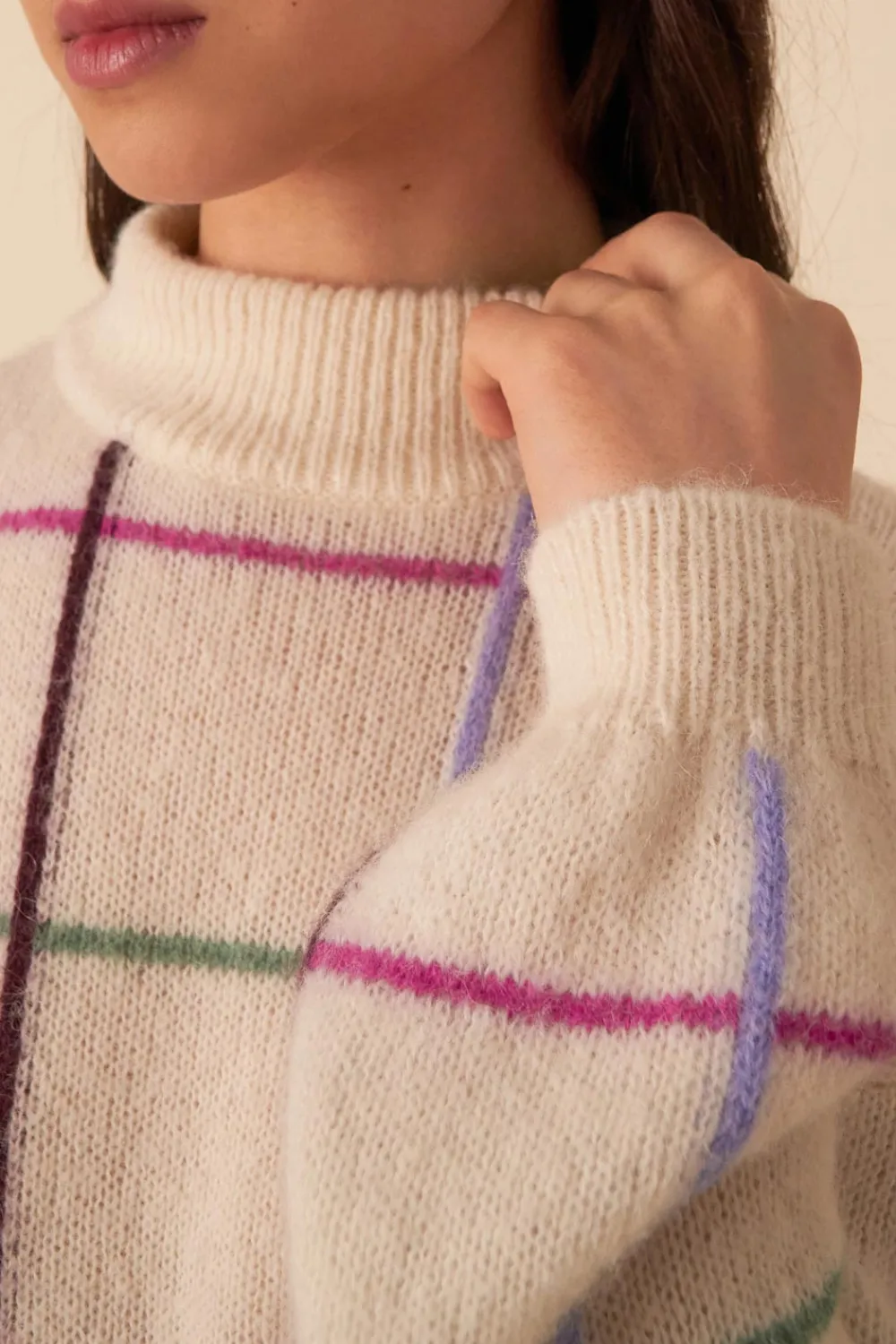 Des Petits Hauts pull chandler ecru/multico Shop