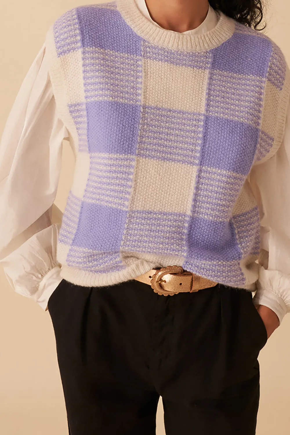 Des Petits Hauts pull cheldon ecru/glacon New