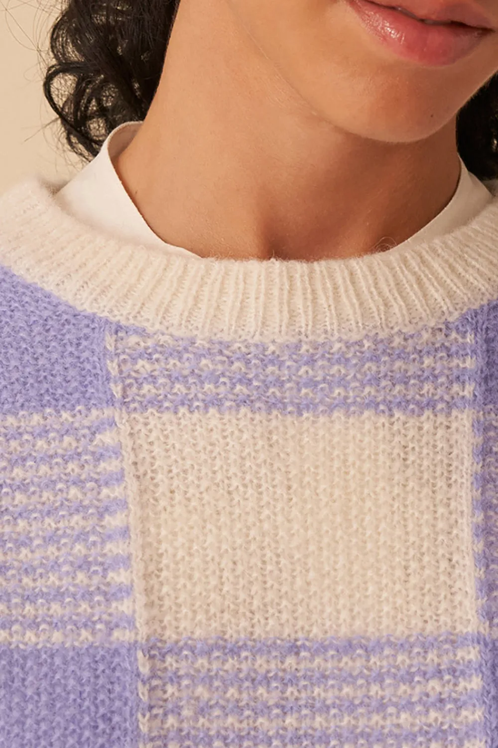Des Petits Hauts pull cheldon ecru/glacon New