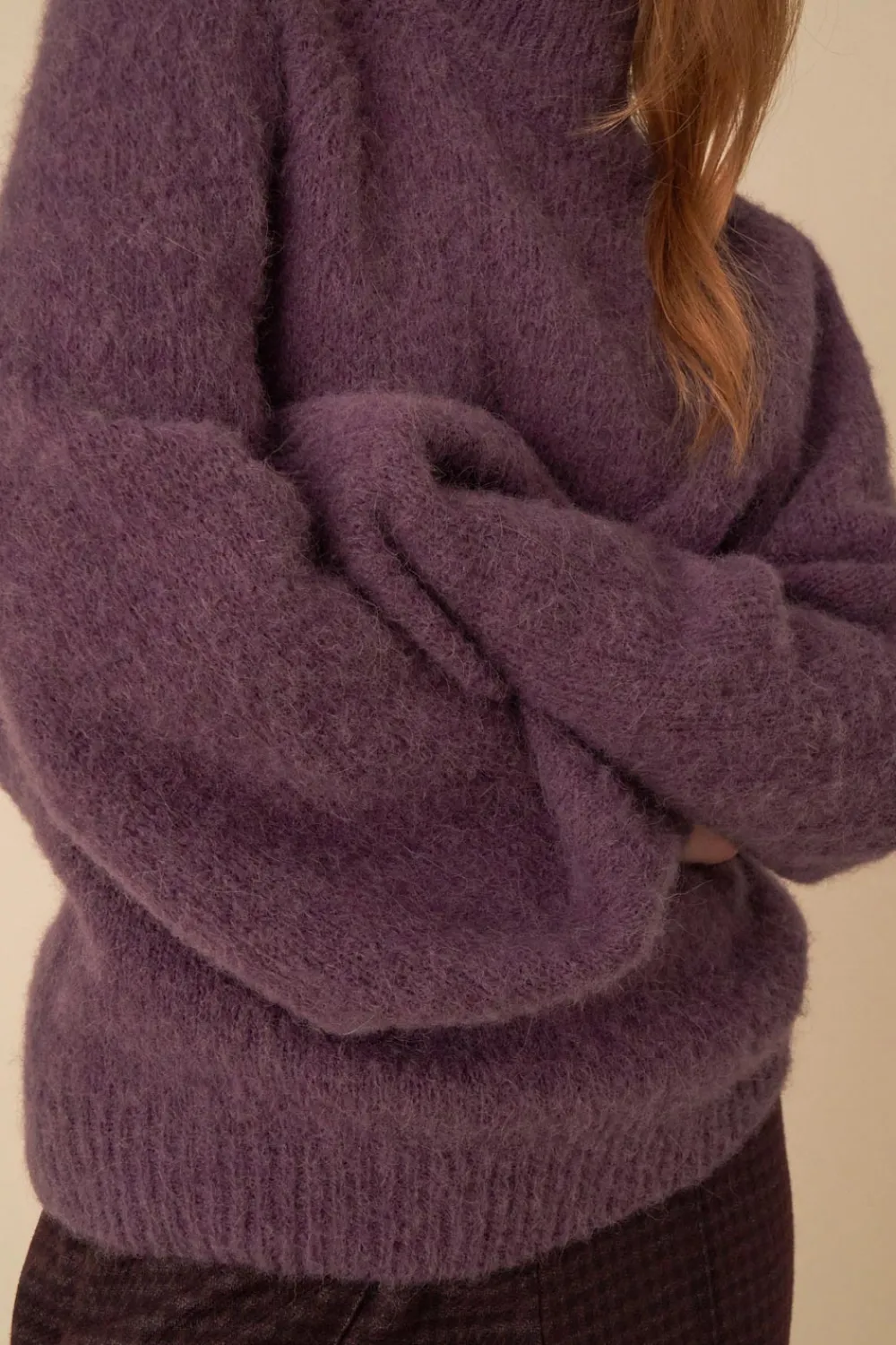 Des Petits Hauts pull danton VIOLETTE Best Sale