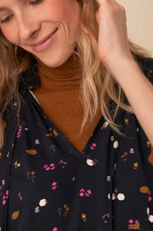 Des Petits Hauts robe en viscose imprimée toulouse WALY Cheap