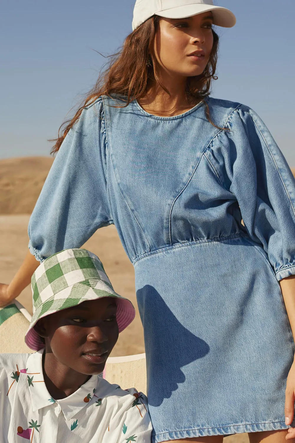Des Petits Hauts Robe Landry Vintage Blue VINTAGEBLUE Cheap