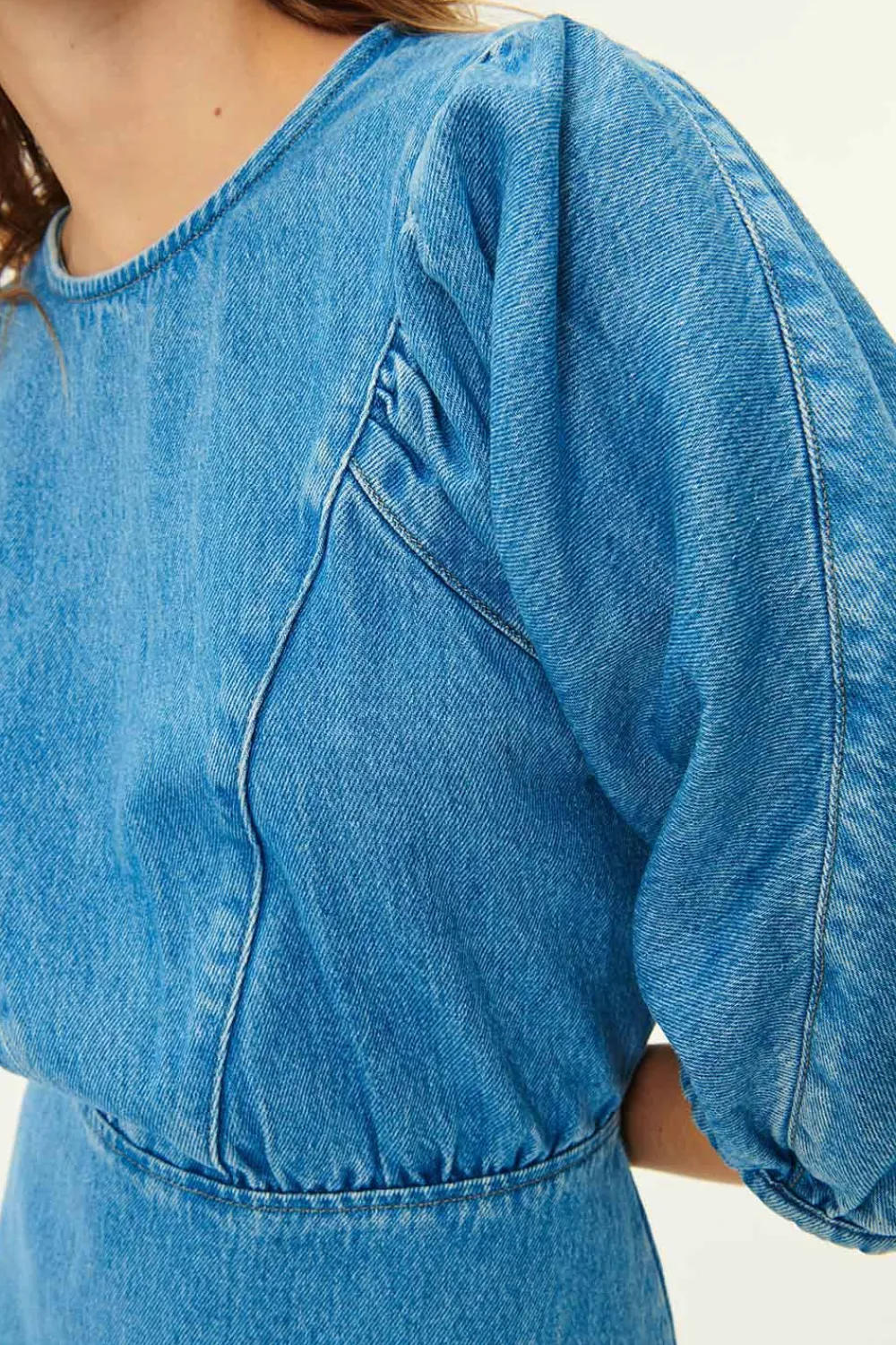 Des Petits Hauts Robe Landry Vintage Blue VINTAGEBLUE Cheap