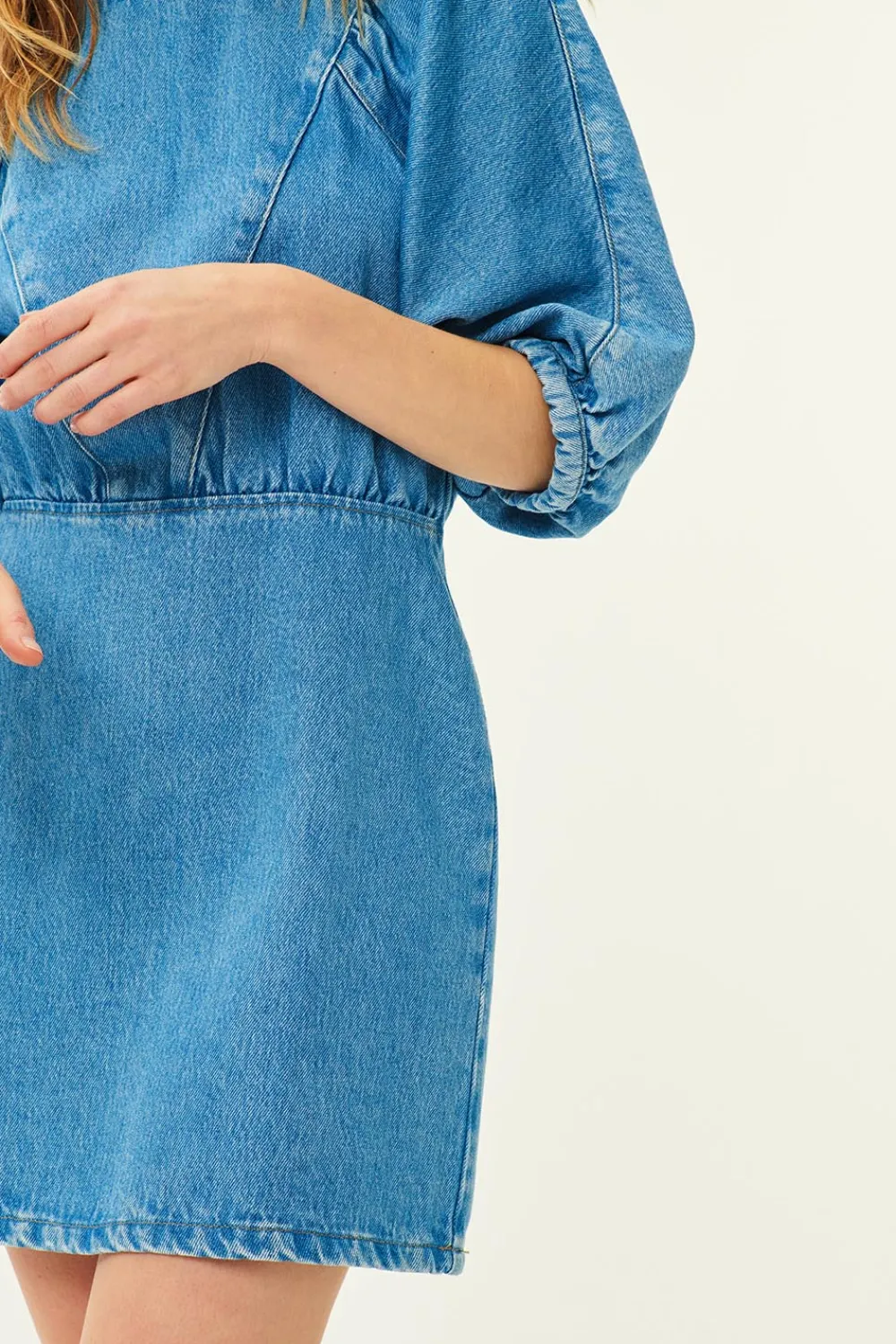 Des Petits Hauts Robe Landry Vintage Blue VINTAGEBLUE Cheap