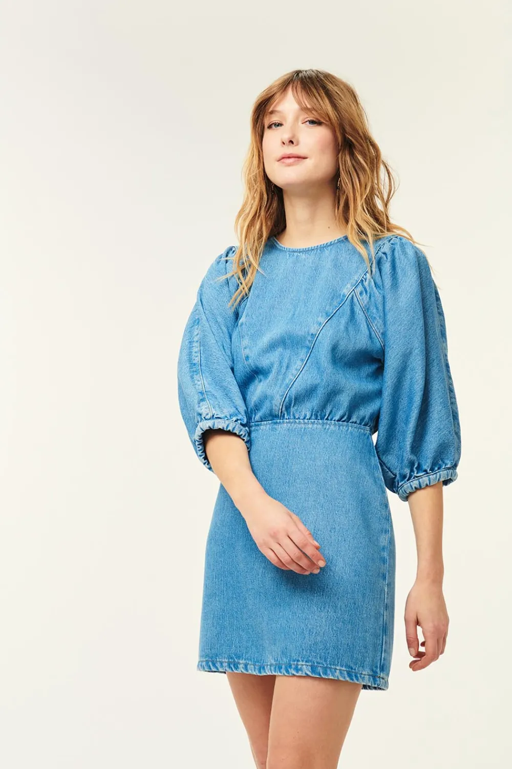 Des Petits Hauts Robe Landry Vintage Blue VINTAGEBLUE Cheap