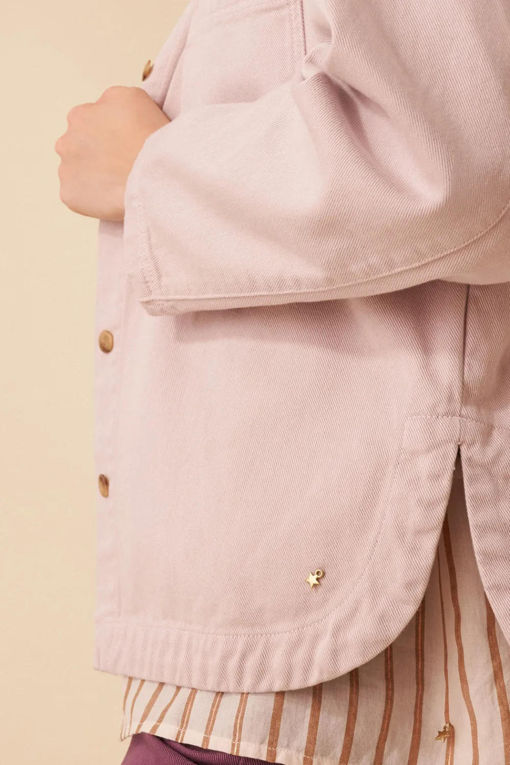 Des Petits Hauts surchemise loukian MILKSHAKE Outlet