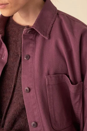Des Petits Hauts surchemise loukian VIOLETTE Clearance