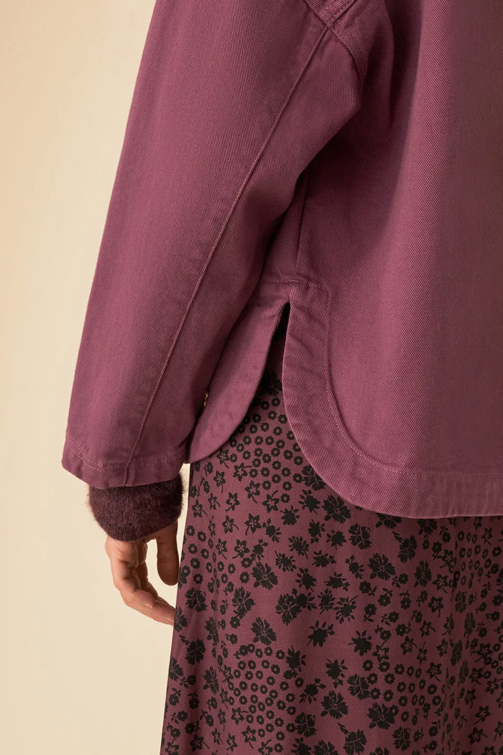 Des Petits Hauts surchemise loukian VIOLETTE Clearance