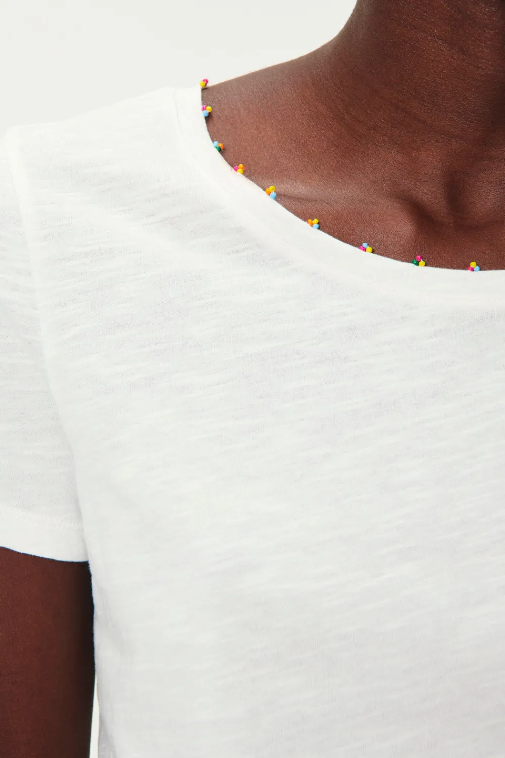 Des Petits Hauts Tee-shirt Jodie ECRU Hot