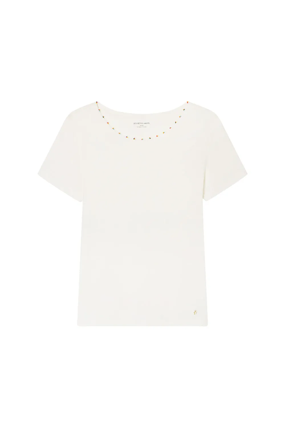 Des Petits Hauts Tee-shirt Jodie ECRU Hot