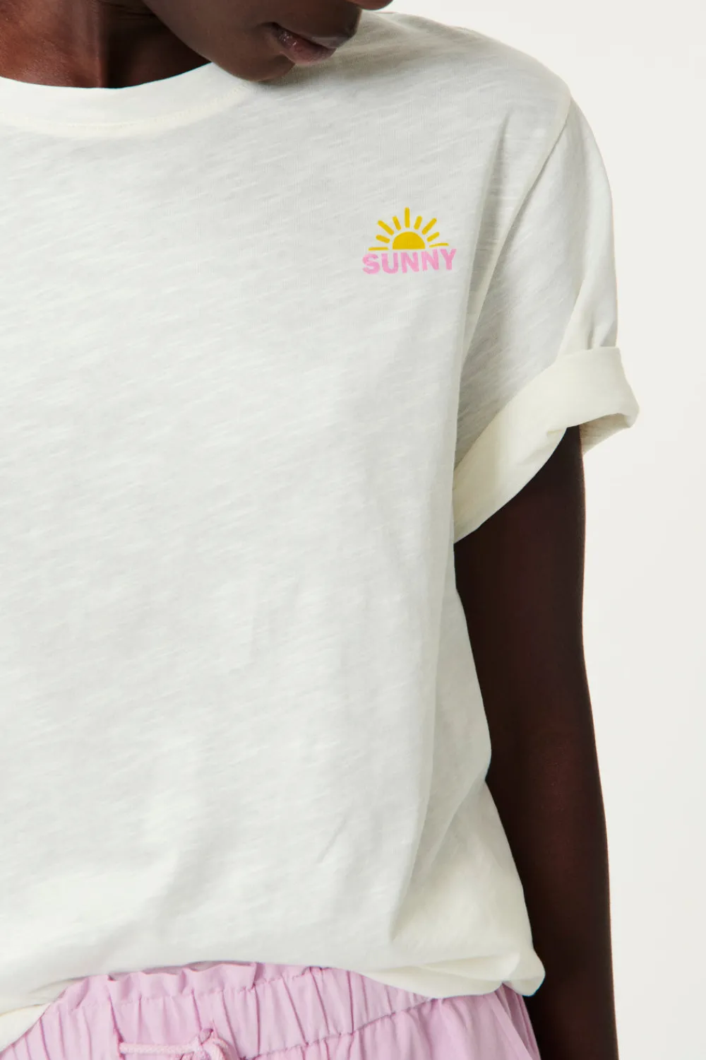 Des Petits Hauts Tee-shirt Josia Sun Is Up SUNISUP New