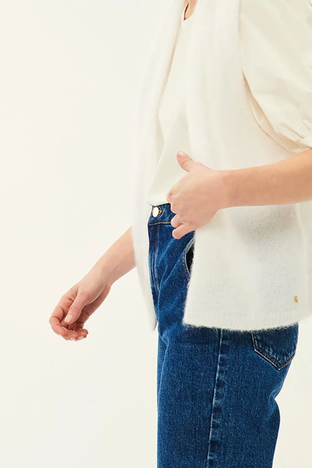 Des Petits Hauts Tee-shirt Kaleb ECRU Clearance