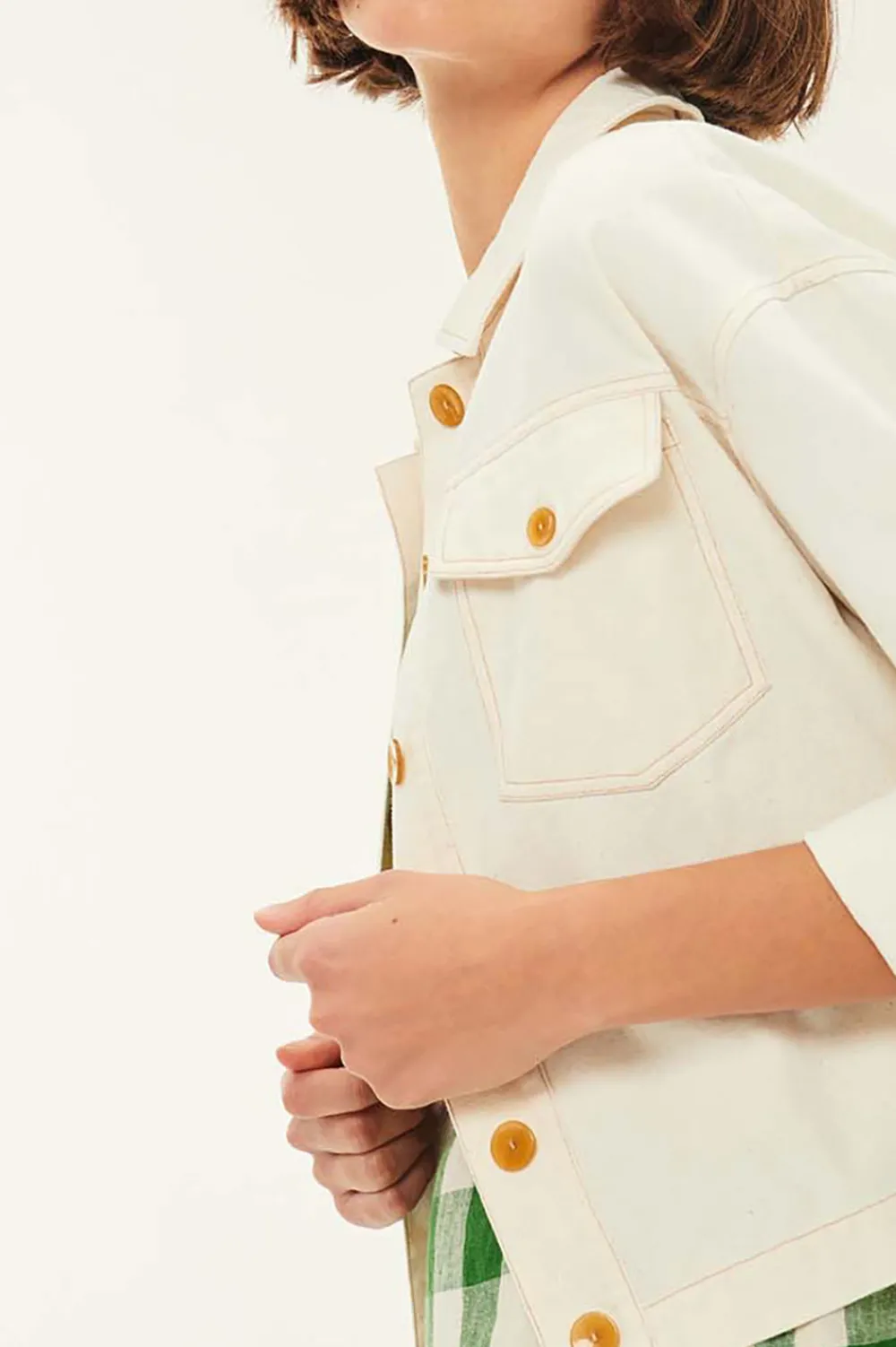 Des Petits Hauts Veste Emazio CREME New