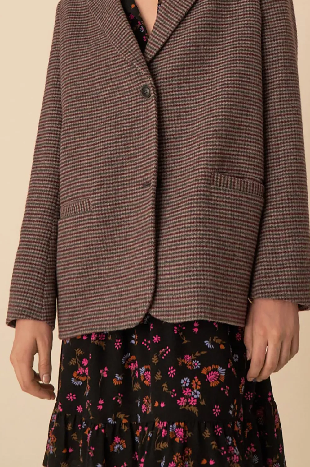 Des Petits Hauts veste ernestine carreaux alison CARREAUXALISON Cheap