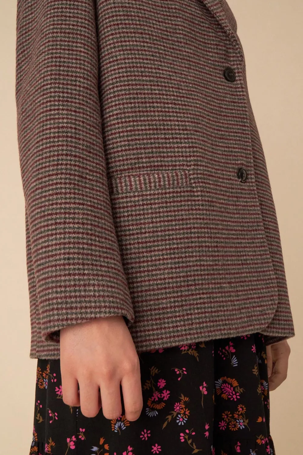 Des Petits Hauts veste ernestine carreaux alison CARREAUXALISON Cheap