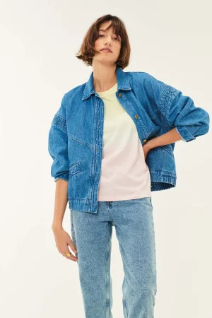 Des Petits Hauts Veste Loubia Vintage Blue VINTAGEBLUE Shop